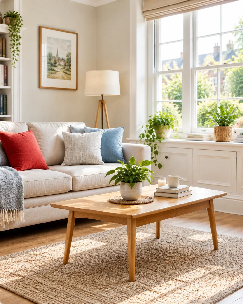 Bright, welcoming living room